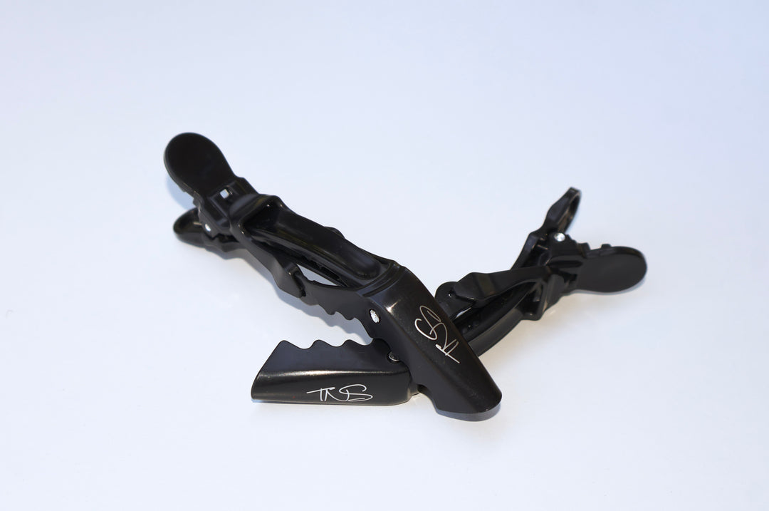 TNS Wide-Tooth Double Hinge Hair Clips