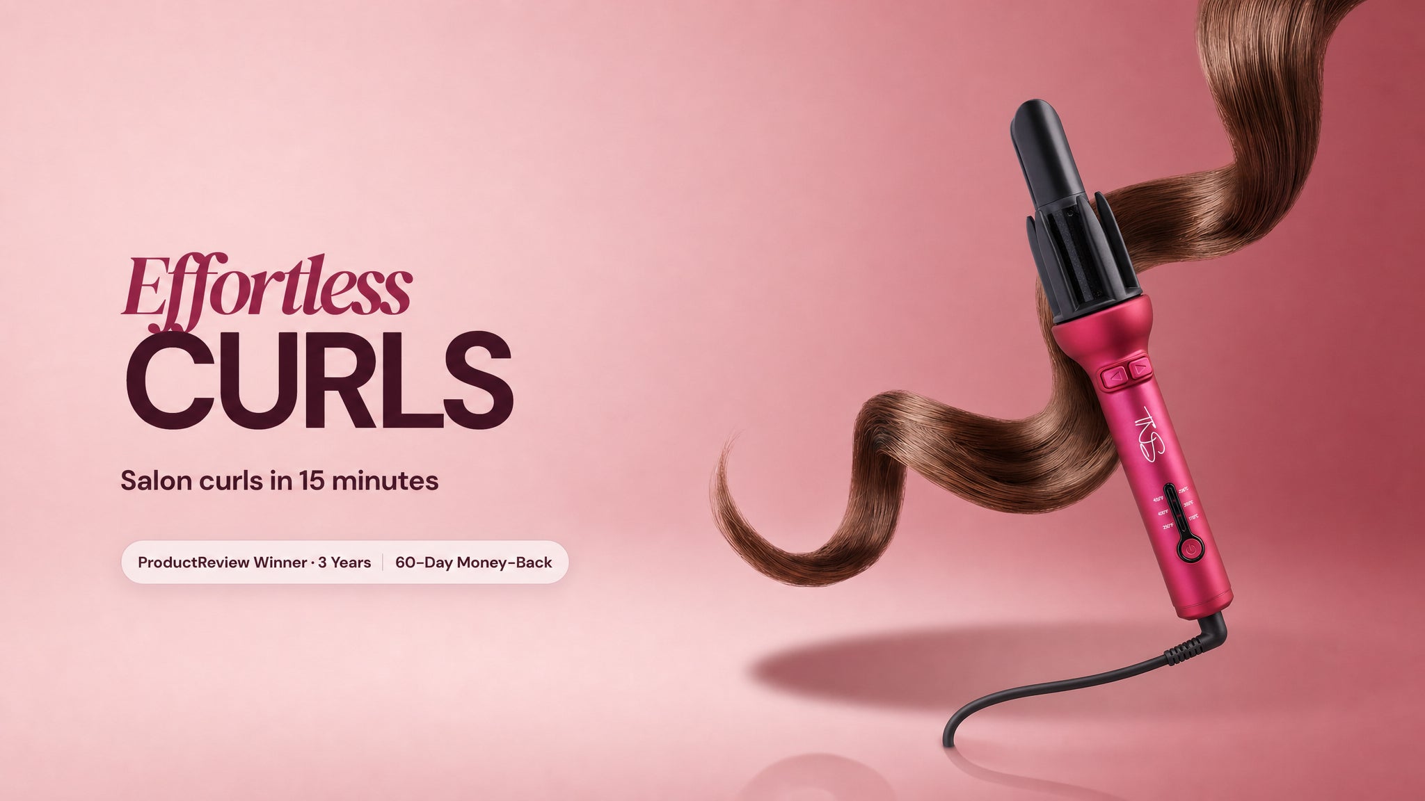 TNS Auto Curler automatic curler studio product shot