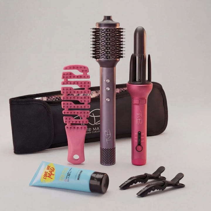 Hair styling photo bundle