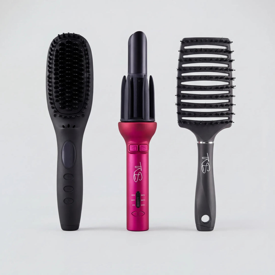 Hair styling photo bundle